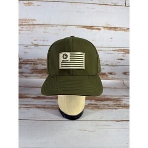 Branded Bills American Flag Haydon Trucker Hat Adjustable Snapback Used